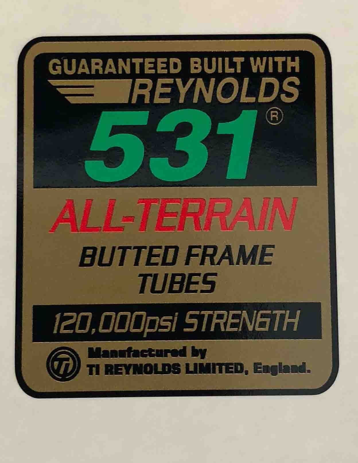 Reynolds 531 BB82 - 89 Frame only - H Lloyd Cycles