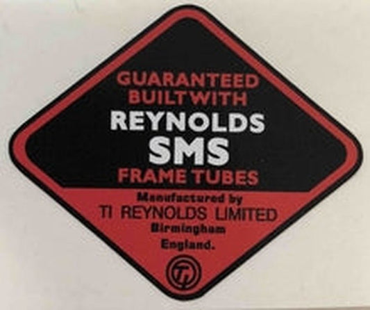 Reynolds SMS Frame decal - H Lloyd Cycles