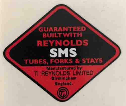 Reynolds SMS Tubes, forks and stays - H Lloyd Cycles