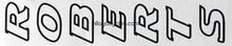 ROBBERS seat tube decal - H Lloyd Cycles