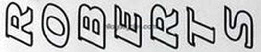 ROBBERS seat tube decal - H Lloyd Cycles