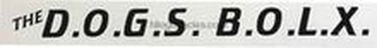 Roberts D.O.G.S. B.O.L.X. downtube decal - H Lloyd Cycles