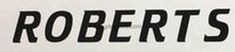 Roberts D.O.G.S. B.O.L.X. Top tube decal