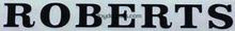 ROBERTS downtube decal in curly serif style 290x28mm