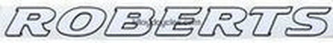 ROBERTS downtube decal