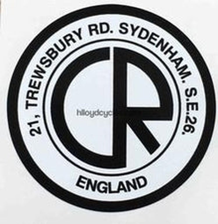 ROBERTS head or seat decal - Trewsbury Rd Sydenham - H Lloyd Cycles