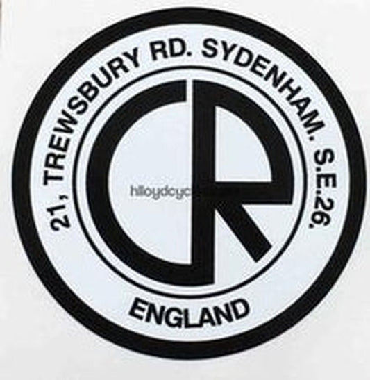 ROBERTS head or seat decal - Trewsbury Rd Sydenham - H Lloyd Cycles