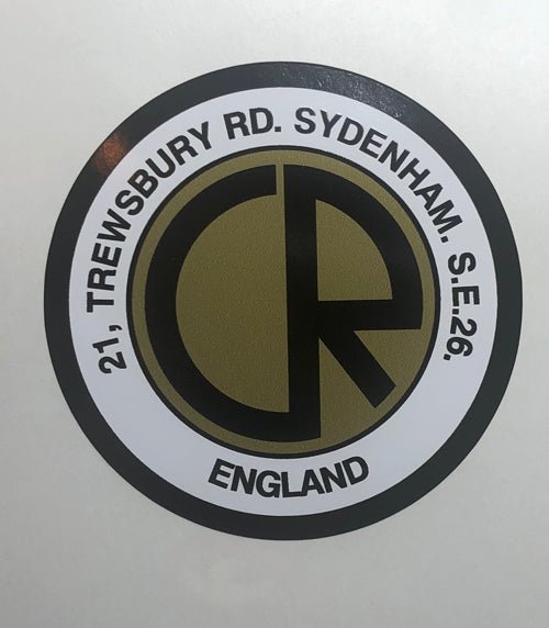ROBERTS head or seat decal - Trewsbury Rd Sydenham - H Lloyd Cycles