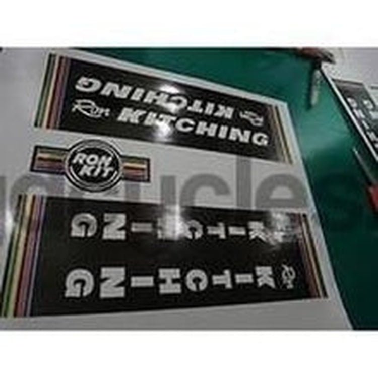 Ron Kitching decal set. Superb repros from originals in our collection. - H Lloyd Cycles
