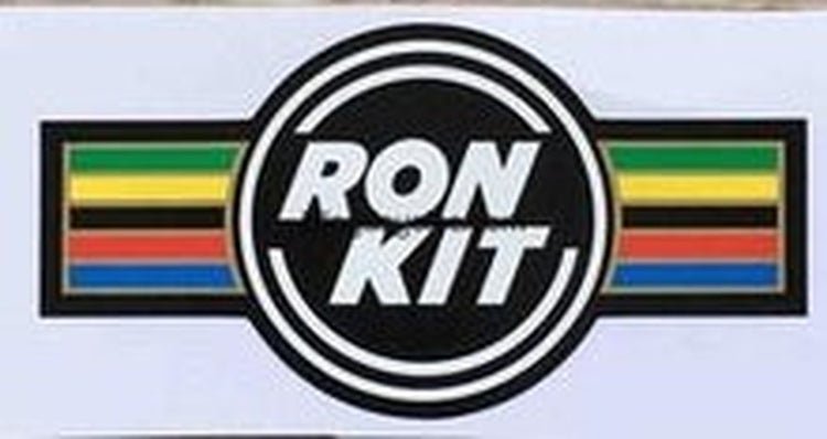 RON KITCHING set. Big double D/T, big seat panel, rainbow head tube. SET. - H Lloyd Cycles