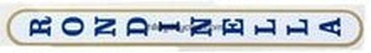 RONDINELLA seat tube decal. - H Lloyd Cycles