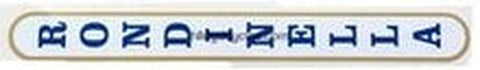 RONDINELLA seat tube decal.