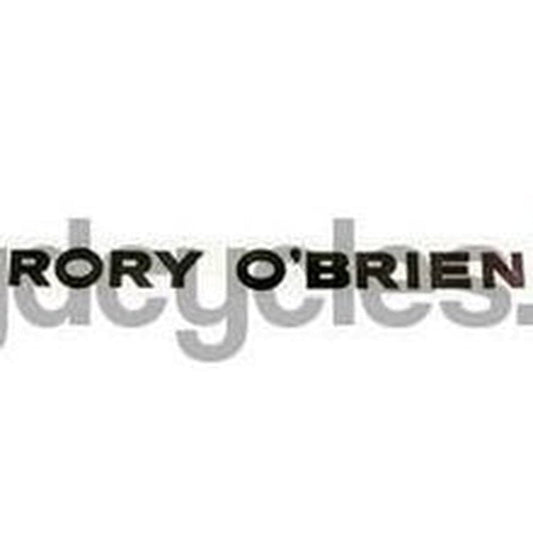 RORY O'BRIEN downtube in plain block from the early sixties. - H Lloyd Cycles