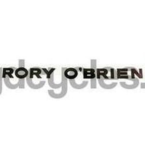 RORY O'BRIEN downtube in plain block from the early sixties.