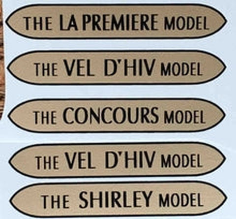 ROTRAX model names for top-tube