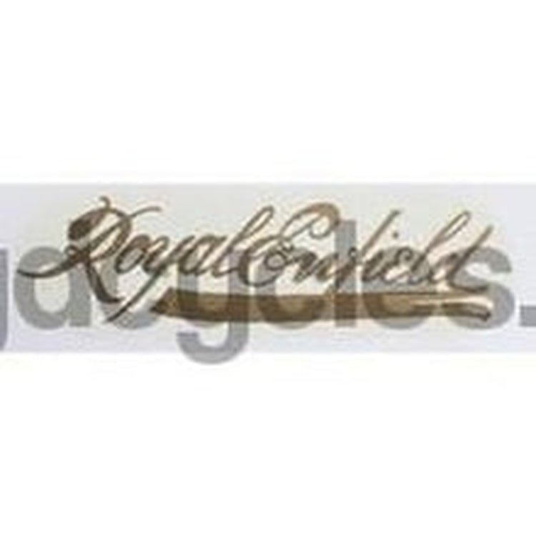 ROYAL ENFIELD downtube script. - H Lloyd Cycles
