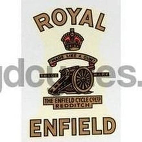 ROYAL ENFIELD gold gun trade-mark.