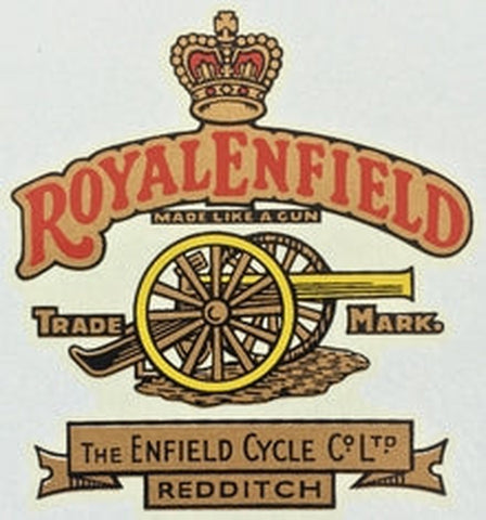 ROYAL ENFIELD HEAD/SEAT BADGE.