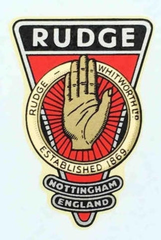 RUDGE Inverted triangle head/mudguard transfer