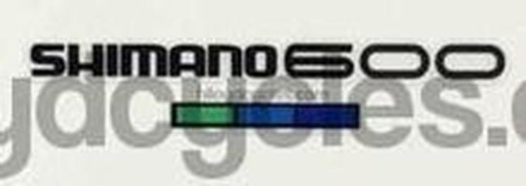 Shimano 600 tri colour decals - H Lloyd Cycles