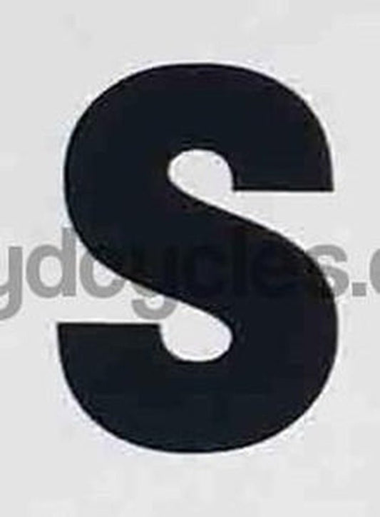 SHORTER (Alan Shorter) letter "S" for head tube. - H Lloyd Cycles