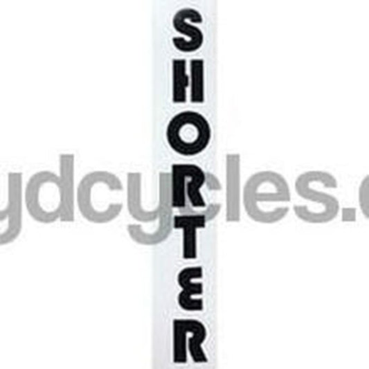 SHORTER (Alan Shorter) seat tube decal - H Lloyd Cycles