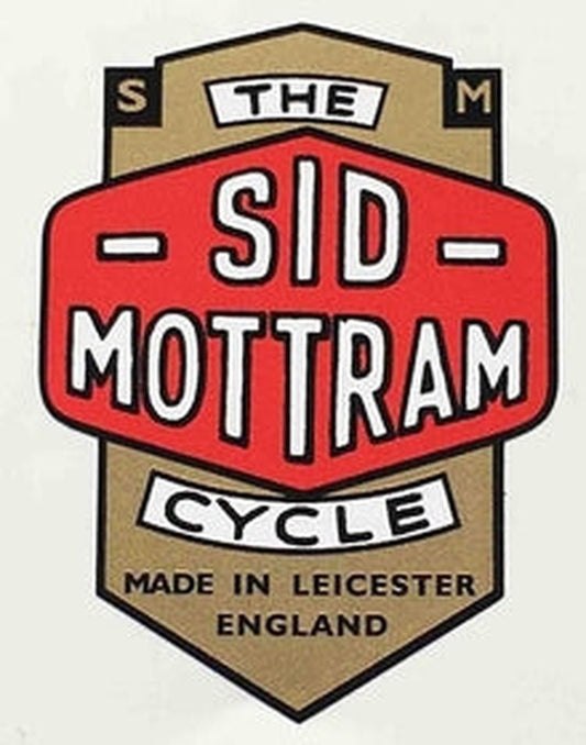 SID MOTTRAM (Leicester) Head decal - H Lloyd Cycles