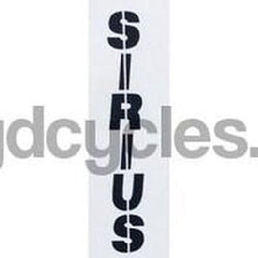 SIRIUS fork tube decals. - H Lloyd Cycles