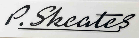 P Skeates Downtube decal