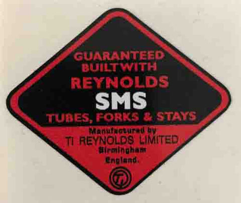 Reynolds SMS Tubes, forks and stays