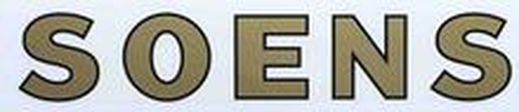 SOENS, JIM SOENS downtube in gold with black edge - H Lloyd Cycles