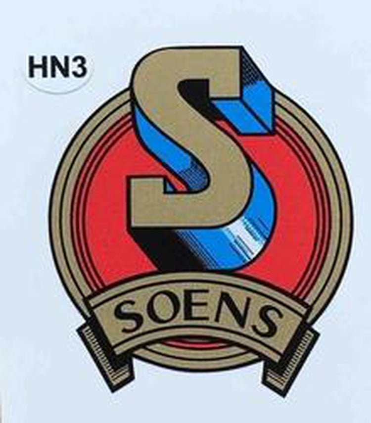 SOENS, JIM SOENS head/seat crest - H Lloyd Cycles