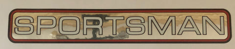 Triumph sportsman decal