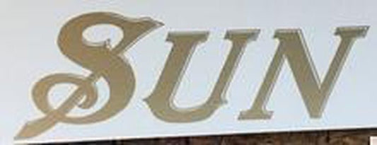 SUN plain gold, fancy blocks - H Lloyd Cycles