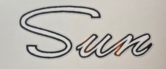 Sun Top tube decal - H Lloyd Cycles
