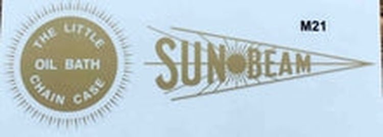 Sunbeam Chaincase decal - H Lloyd Cycles