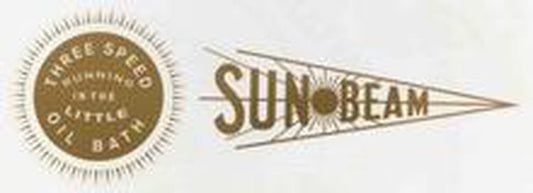 SUNBEAM chaincase decal. - H Lloyd Cycles