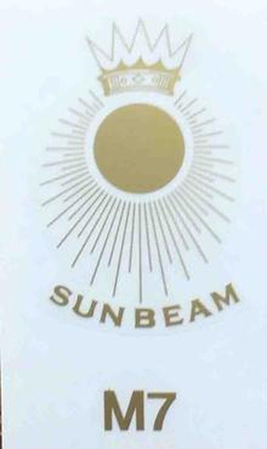 SUNBEAM gold headtube transfer. - H Lloyd Cycles