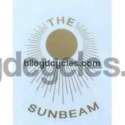 SUNBEAM gold headtube transfer.