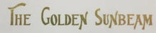 SUNBEAM gold script downtube for "THE GOLDEN SUNBEAM" - H Lloyd Cycles