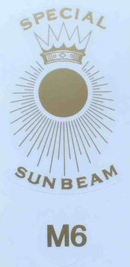 SUNBEAM - SPECIAL SUNBEAM - gold headtube transfer. - H Lloyd Cycles