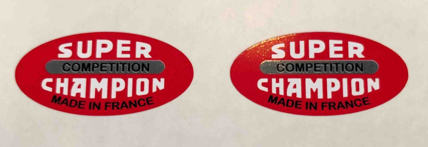 Super Champion Competition rim decals - H Lloyd Cycles