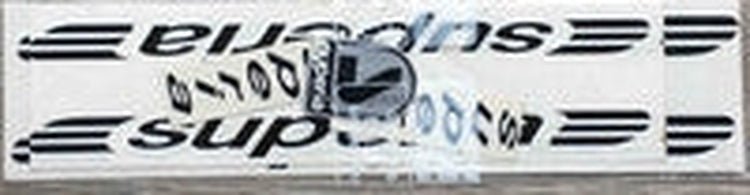 SUPERIA decal set. 2 x d/t, 2 x s/t, 2 vertical fork, 1 small headtube. - H Lloyd Cycles