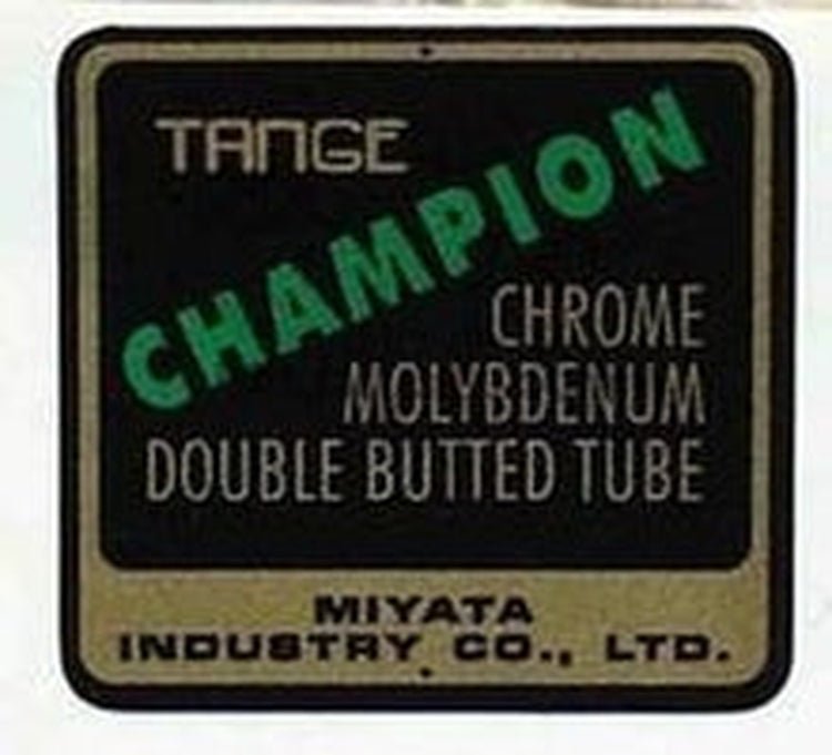 Tange Champion Tubing Decal - H Lloyd Cycles