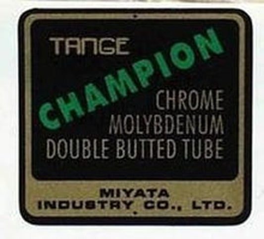 Tange Champion Tubing Decal - H Lloyd Cycles