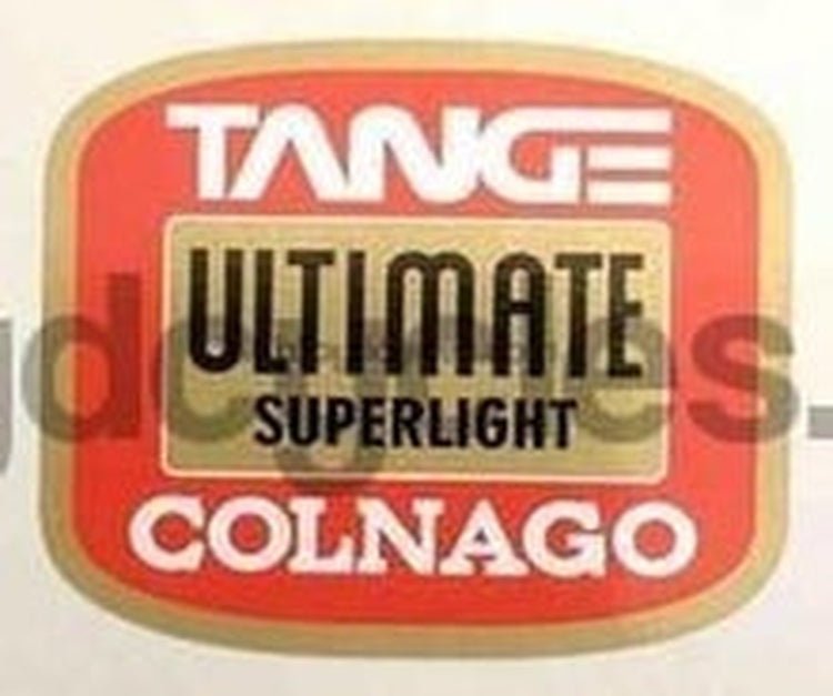 Tange Ultimate Colnago Tubing Decal - H Lloyd Cycles