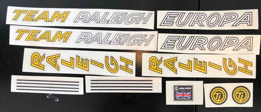 Team Raleigh Europa Decal set - H Lloyd Cycles