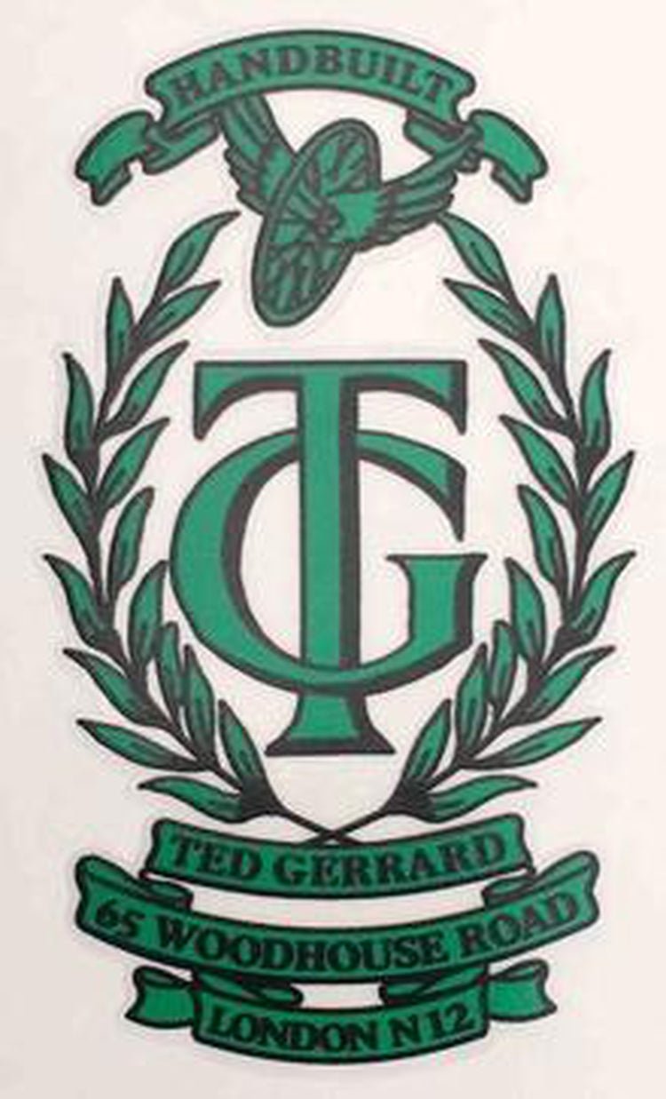 Ted Gerrard Head/Seat crest - H Lloyd Cycles