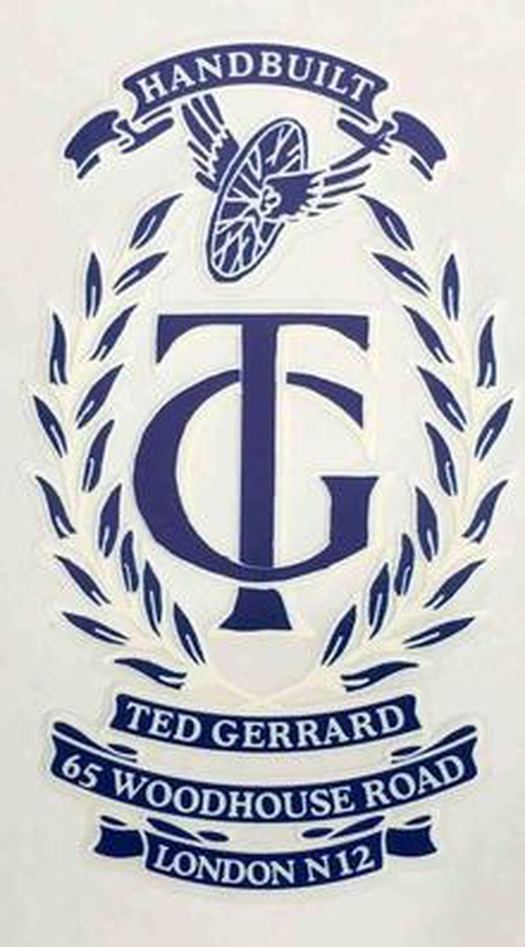 Ted Gerrard Head/Seat crest - H Lloyd Cycles