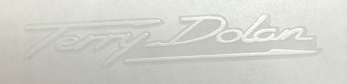 Terry Dolan signature for top tube - H Lloyd Cycles